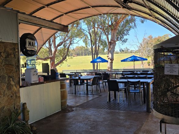 beer garden